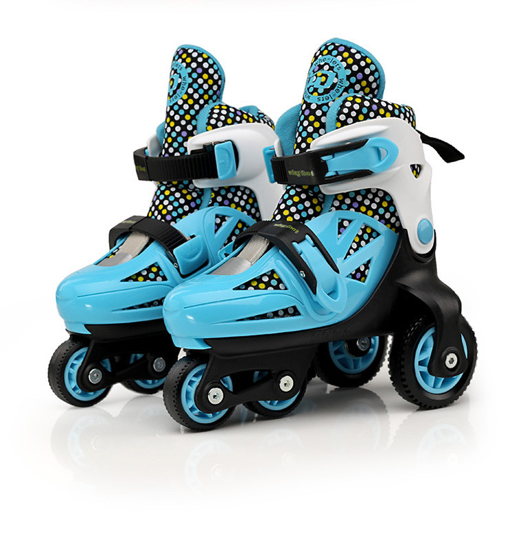 正品溜冰鞋儿童全套装直排轮滑鞋旱冰鞋平行滑冰鞋可调节双排后轮