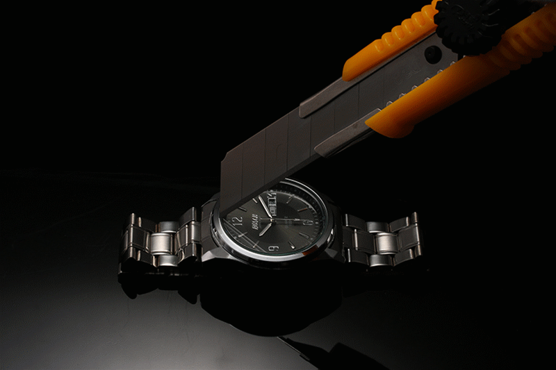 光动手表 男士钢带超薄爆款礼品休闲石英手表