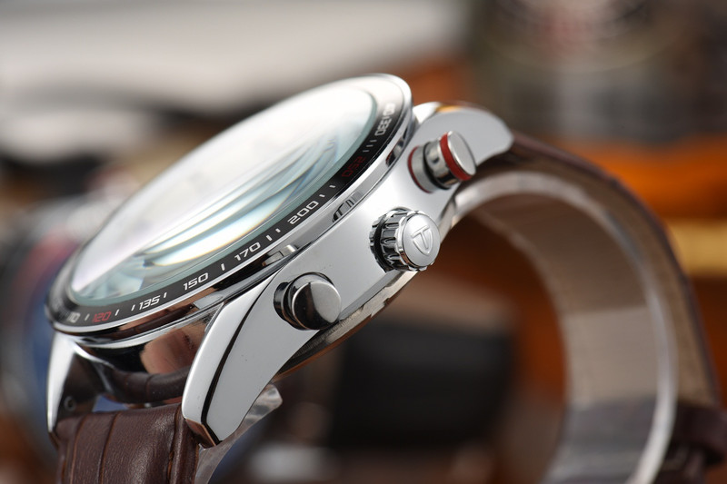  特威斯瑞士六针多功能男式手表全自动机械防水男表