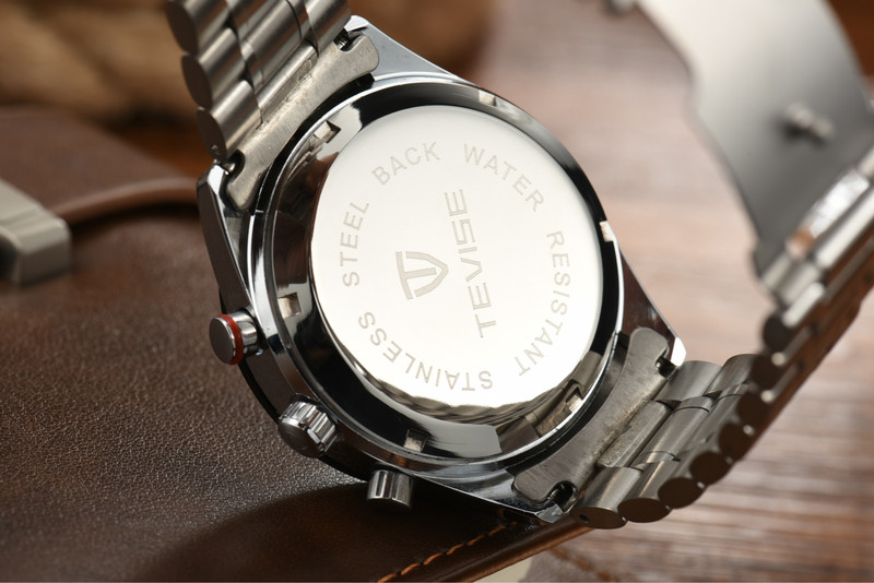  特威斯瑞士六针多功能男式手表全自动机械防水男表