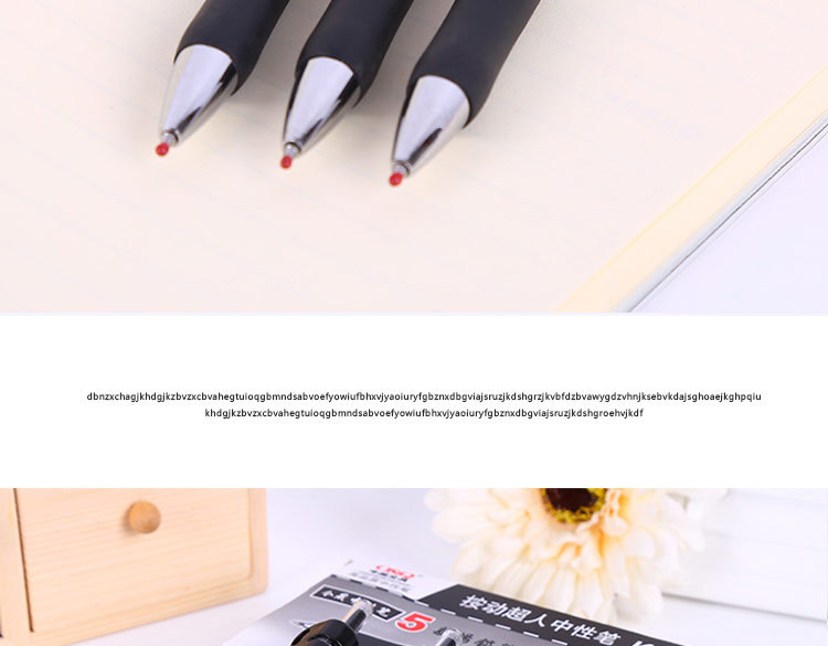 今晟k36塑料三色中性签字笔 按压中性笔批发k36笔0.5江湖笔