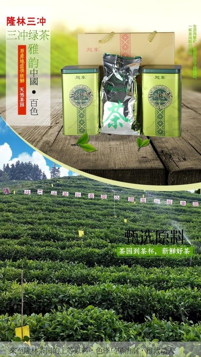 隆林三冲绿茶·雅韵 250g/罐 广西特产