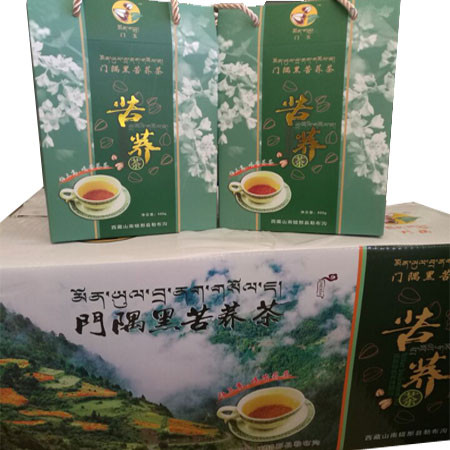 西藏特产  山南错那门隅黑苦荞茶