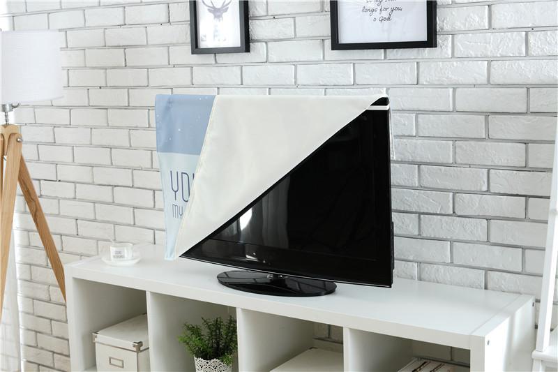 电视机罩防尘电脑罩电视套 家电防尘罩 47寸 颜色花型