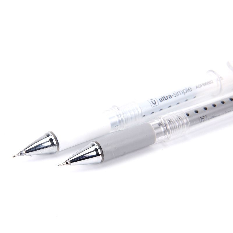 晨光优品3倍书写大容量中性笔AGPB6802加强型针管签字笔