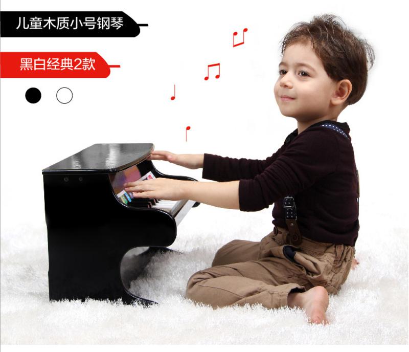 Onshine儿童玩具钢琴25键三角钢琴木质机械小宝宝钢琴