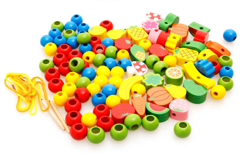 木丸子刺猬水果串串乐 串珠玩具穿线儿童益智玩具木制积木