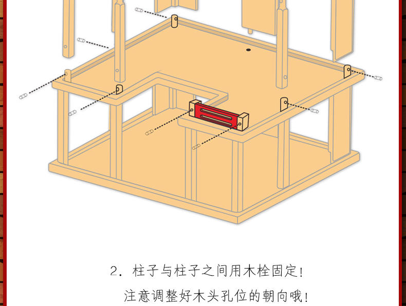 onshine儿童三层娃娃屋玩具房子大型别墅套装女孩过家家diy玩具屋