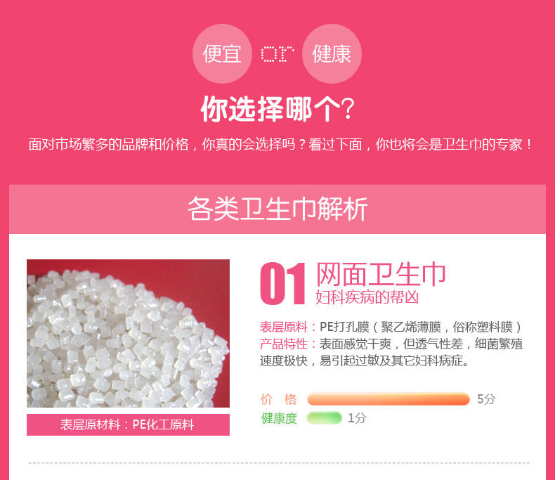 谜语0度敏卫生巾345mm4盒不含荧光剂敏感护理干爽防反渗夜用熟睡