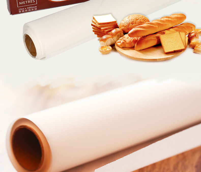 拜杰硅油纸烘焙工具烤箱厨房吸油纸家用蛋糕饼干硅油纸