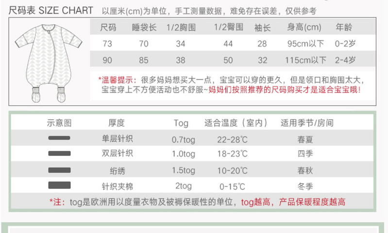 好孩子/gb睡袋婴儿春秋薄款纯棉儿童睡袋防踢被新生儿宝宝分腿睡袋BQ18D03X25