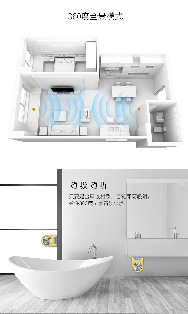 欧雷特蓝牙音箱无线迷你音响超重低音炮手机电脑家用通用户外车载随便携式播放器D10