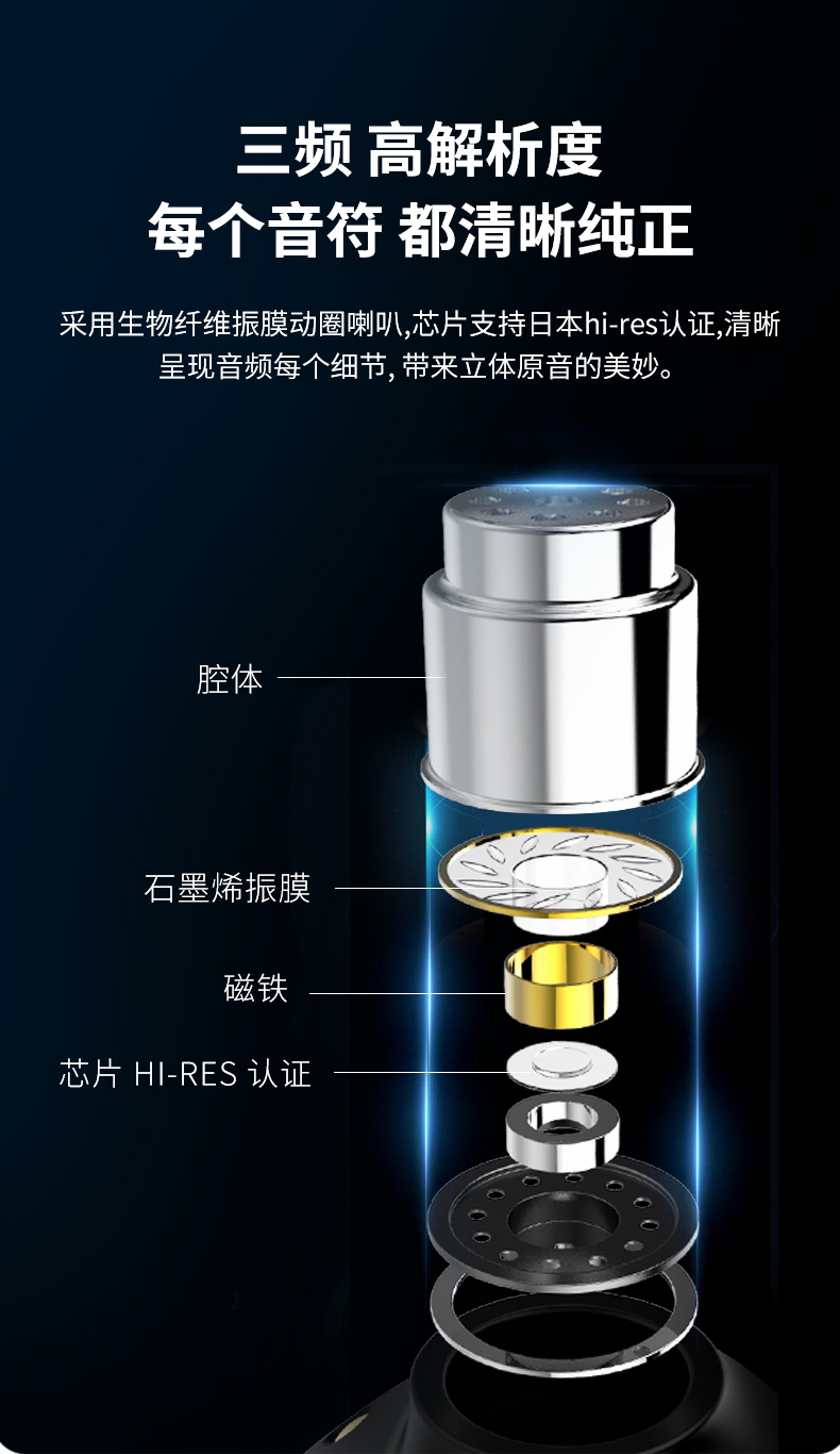 欧雷特无线蓝牙耳机入耳式迷你隐形防水超长待机耳塞式适用于苹果安卓Q65