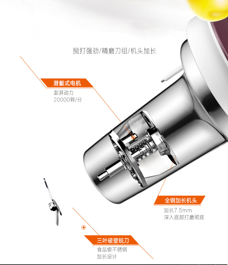 SUPOR DJ13B-P80免滤家用多功能豆浆机1.3L豆浆机