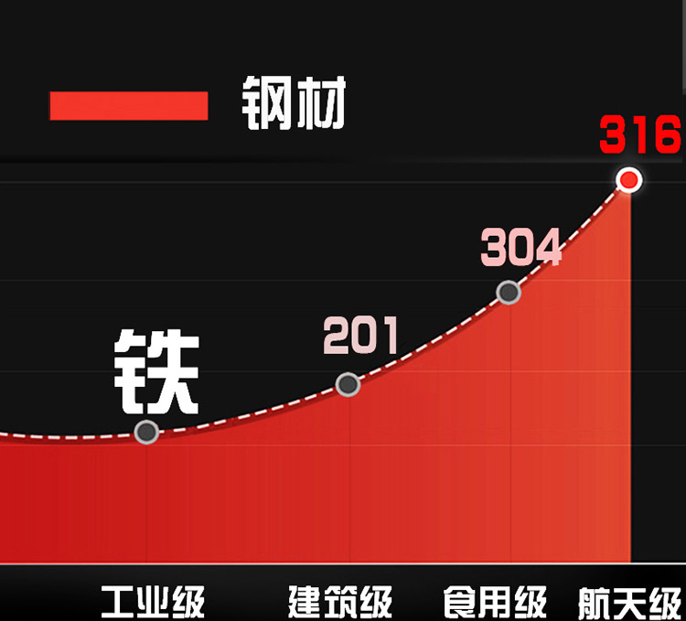 居家夫人 德国316不锈钢蒸锅2层家用蒸煮锅双层锅具JB2118