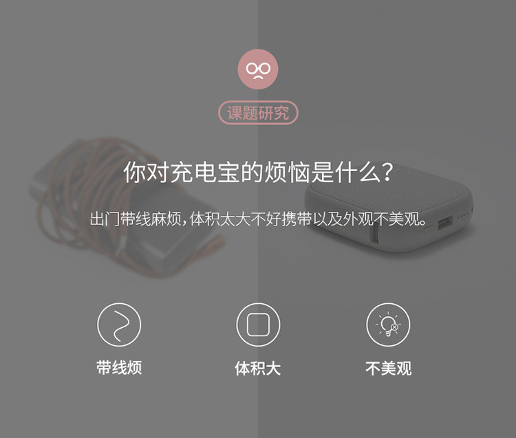 素乐 无线充电宝快充10000毫安迷你超薄便携移动电源苹果小米通用W5