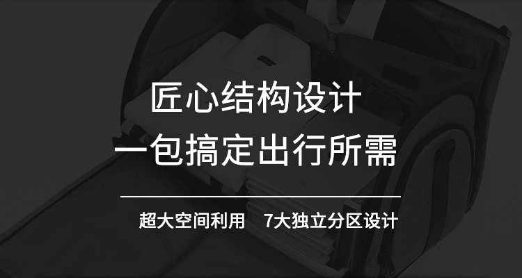 维多利亚旅行者VICTORIATOURIST旅行包商务西装收纳袋多功能行李包手提单肩包V7030