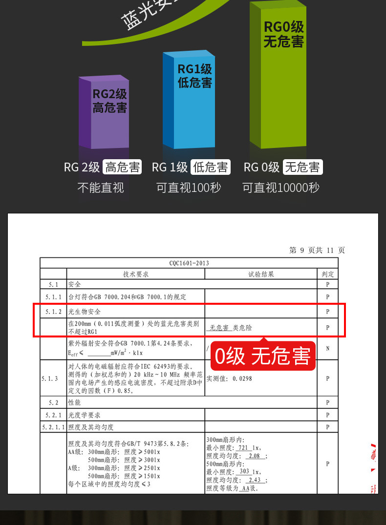 孩视宝LED台灯护眼灯儿童书桌宿舍寝室卧室床头阅读台灯VL208