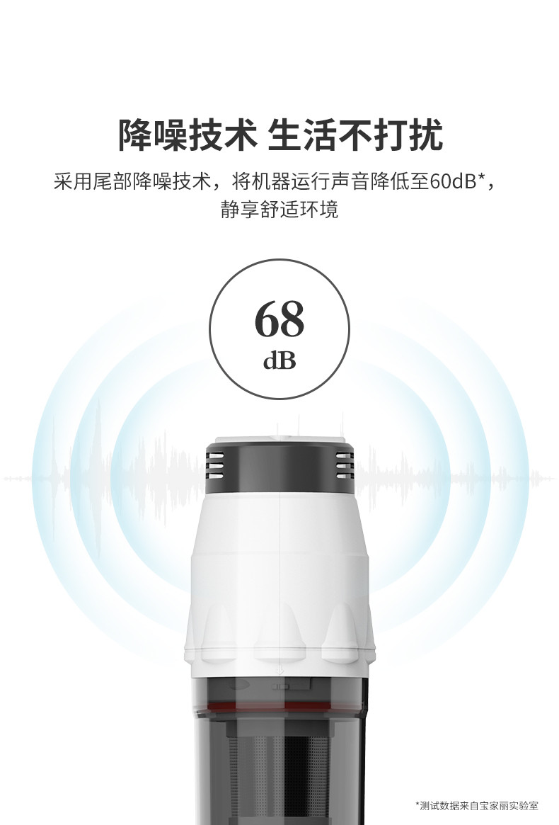 宝家丽 吸尘器家用手持推杆两用吸尘器大吸力 BX-516