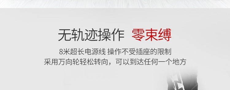 宝家丽 吸尘器家用强力地毯手持式干湿吹工业大功率迷你小型DC206