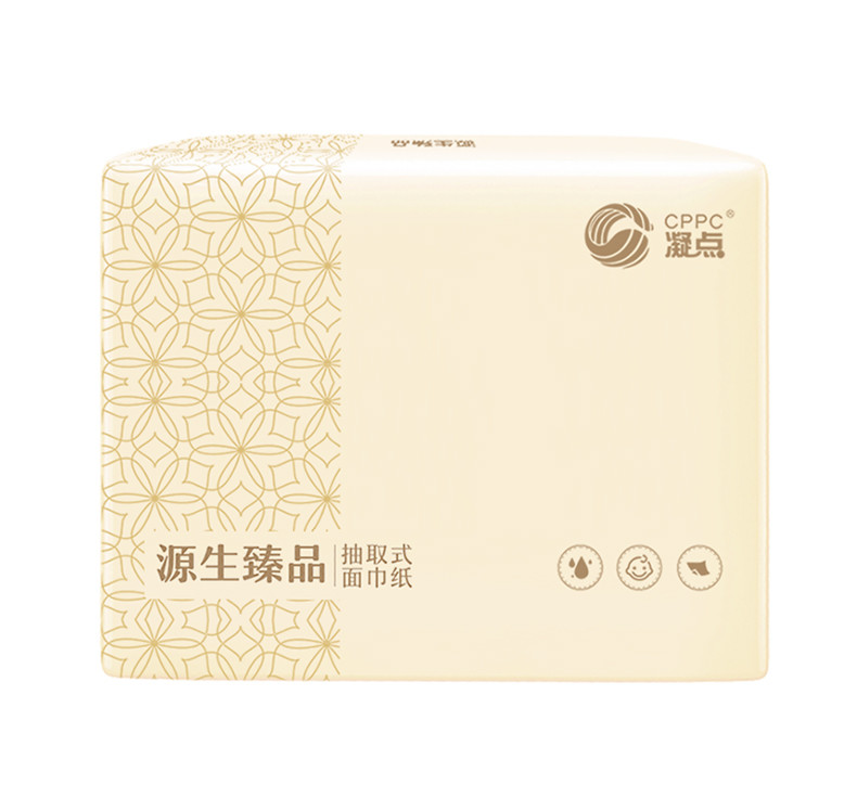 凝点/CPPC 原生木浆抽纸整箱装餐巾纸20包装