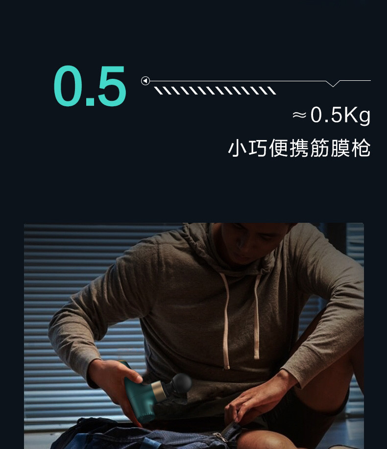 SKG 筋膜枪家用按摩深层肌肉放松器迷你松筋经膜仪F4