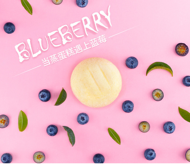 港荣  蓝莓夹心蒸蛋糕 2kg