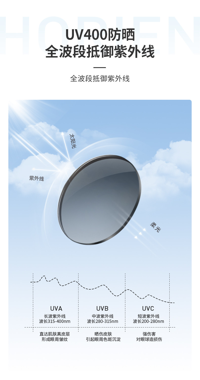 海俪恩太阳镜女士墨镜开车防晒显瘦眼镜渐变紫外线护目N8211