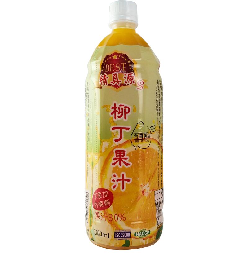 [台灣製造進口] 精真源S  柳橙果汁-1000ml