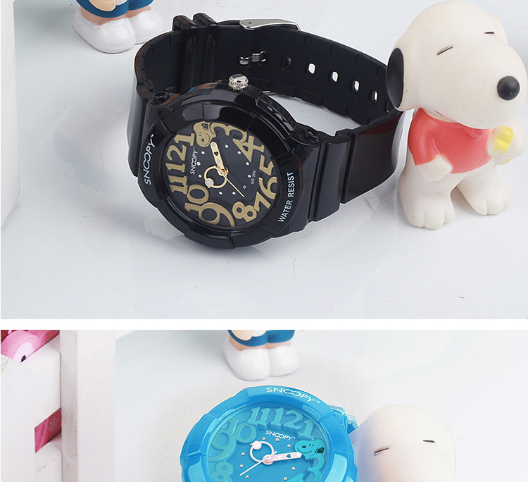 史努比 (Snoopy）儿童手表  运动系列  SNW741-2583 绿色