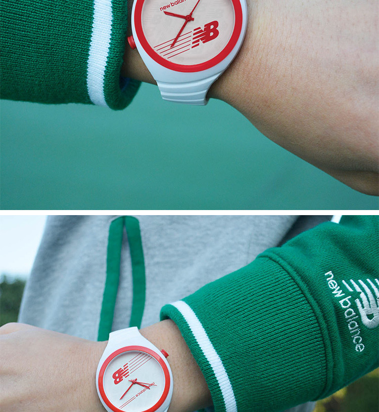 新百伦New Balance 个性设计斜纹时尚手表 户外运动休闲腕表28-502-002