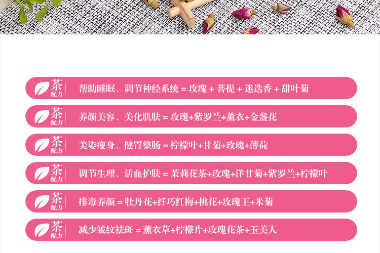 昊业九香 苦水富硒玫瑰花茶  烘干型玫瑰花蕾 品质保证 礼盒罐装 养颜养生 中国玫瑰之乡苦水玫瑰