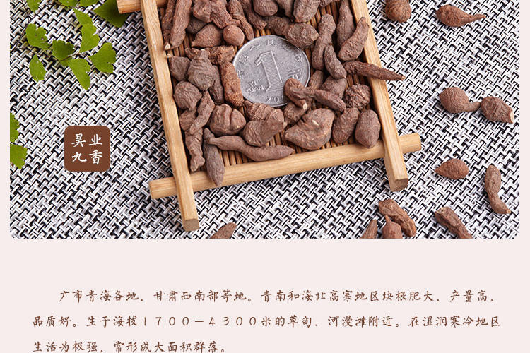 昊业九香   甘南蕨麻 240g  甘肃特产  送礼佳品  包邮