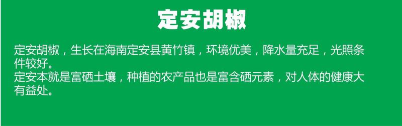 海南特产 定安黄竹黑胡椒1斤装