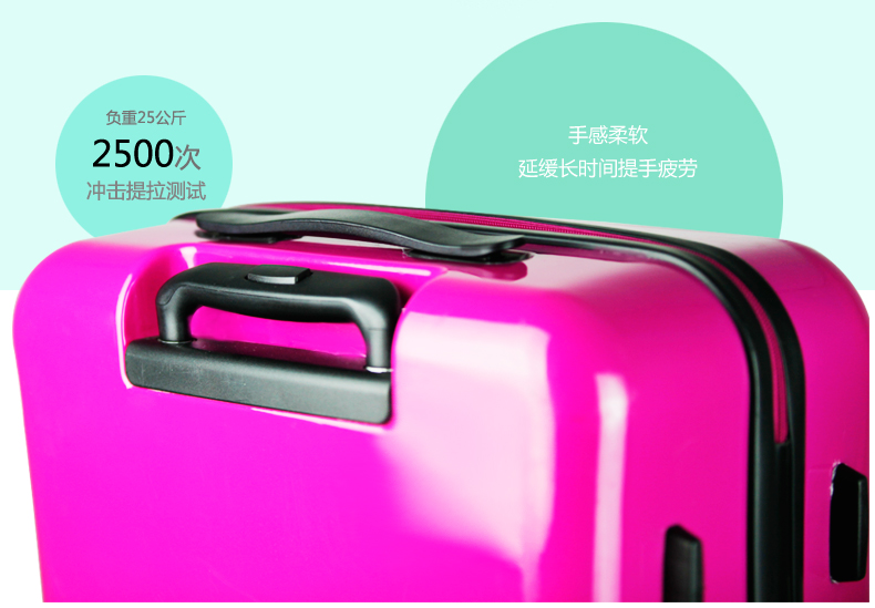 Transworld 24寸糖果色学生韩版潮箱硬箱行李箱旅行箱拉杆箱