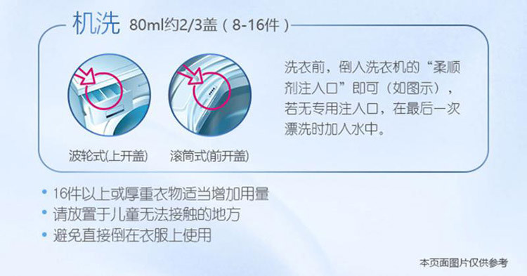 金纺/COMFORT柔顺剂衣物护理剂液清新柔顺4L柔软舒适去除静电