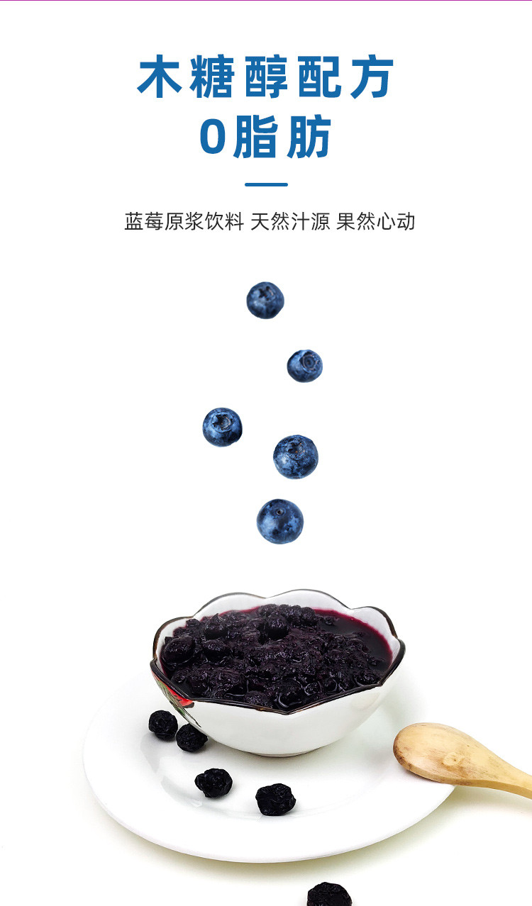【蓝莓果酱】麻江蓝笑蓝莓果酱  休闲零食 酸甜可口 160g*6瓶 全国部分地区包邮