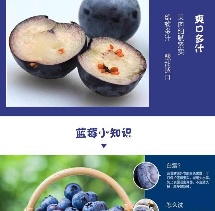 【麻江蓝莓】麻江蓝笑蓝莓鲜果2斤装 （果径16mm左右）新鲜采摘 三天内发货 限部分地区购