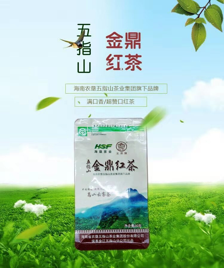 【海南保亭邮政】海南北纬18度 高山云雾茶 金鼎红茶/绿茶（50g）