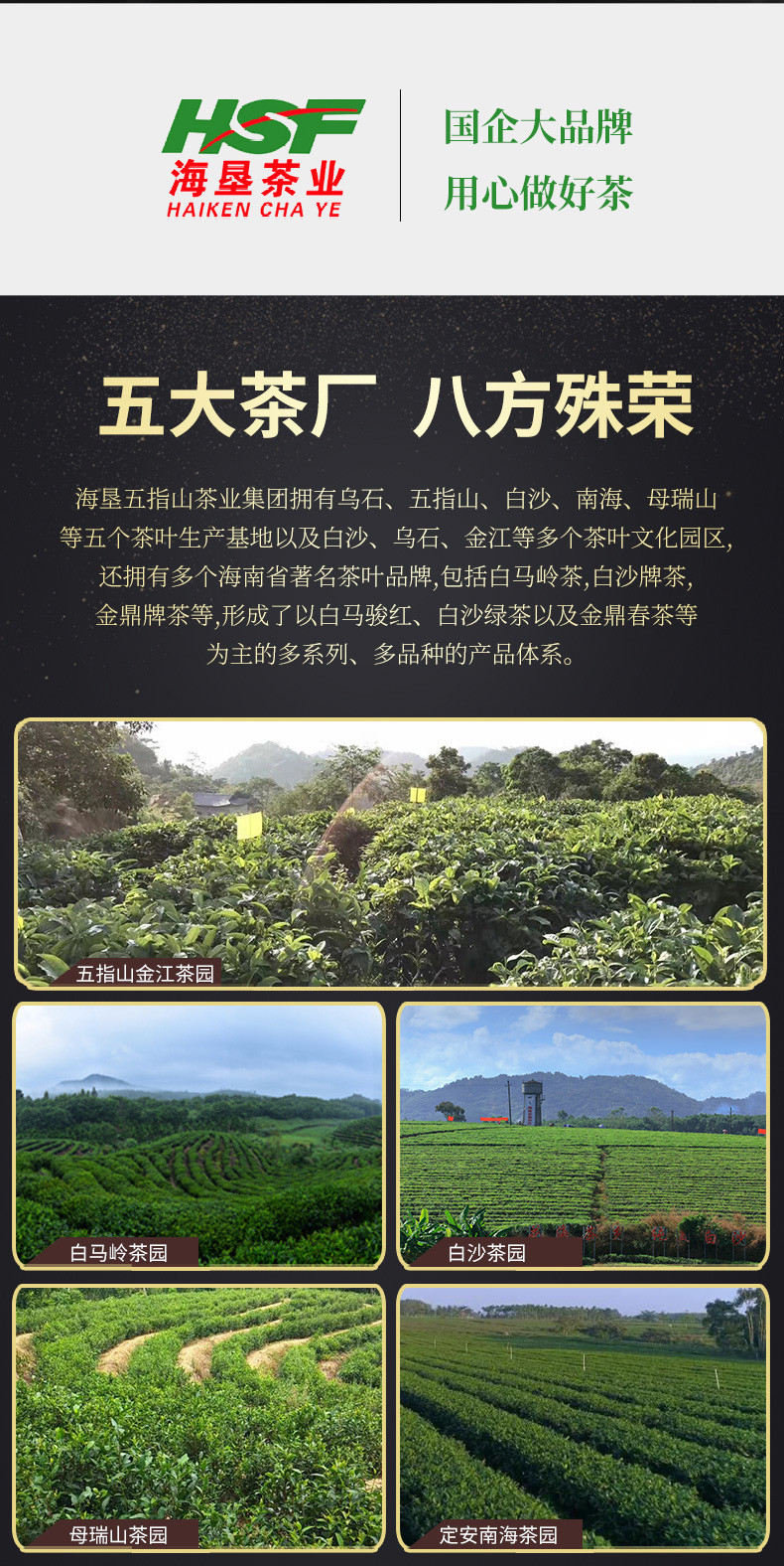 【海南保亭邮政】金鼎红茶海南农垦高山云雾 铁盒 （160g）