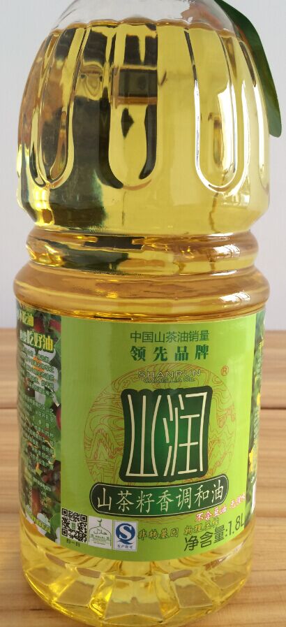 山润山茶籽香调和油1.8L（绿标）