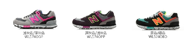 代购New Balance/NB 574系列 新百伦女鞋斑点跑步鞋休闲运动鞋 WL574OGP