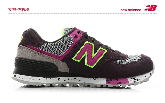 代购New Balance/NB 574系列 新百伦女鞋斑点跑步鞋休闲运动鞋 WL574OGP