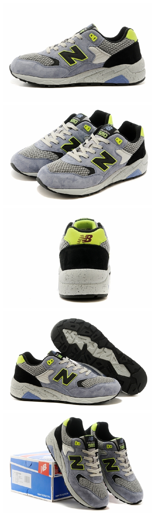 New Balance/NB 580系列 新百伦复古跑步鞋休闲运动鞋男鞋女鞋 MRT580YO