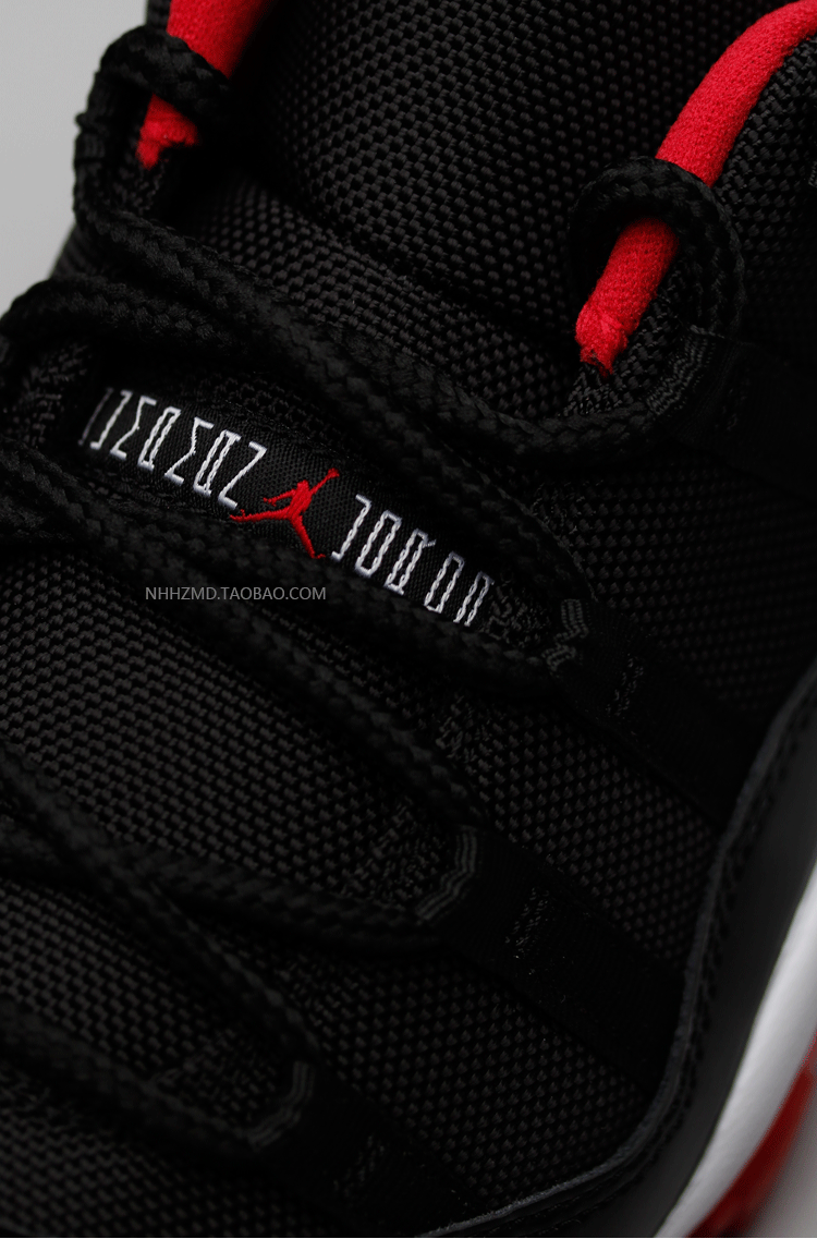 正品Jordan 11 Low Bred 乔11 AJ11男子篮球鞋黑红528895-012
