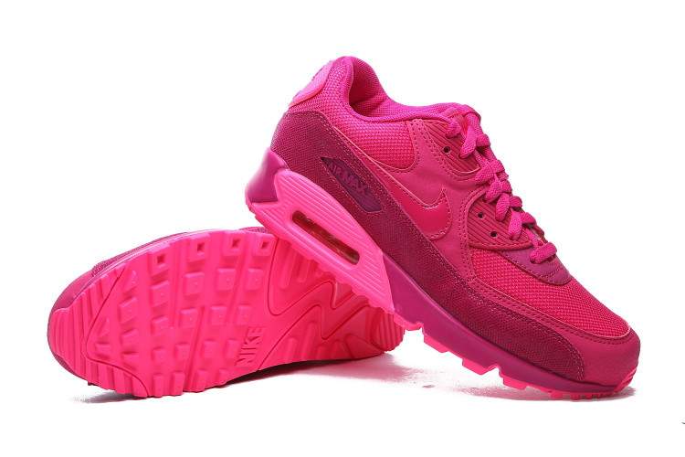 耐克/NIKE  Air Max 90 GS女子运动气垫跑步鞋724855-004