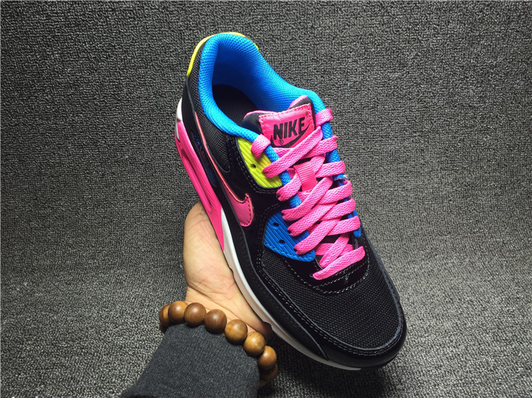 耐克/NIKE  Air Max 90 GS女子运动气垫跑步鞋724855-004