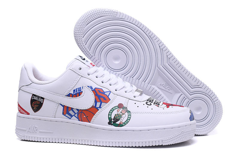 耐克/NIKE Nike Air Force AF1 三方联名 低帮Supreme x NBA