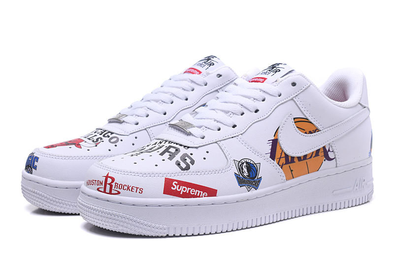 耐克/NIKE Nike Air Force AF1 三方联名 低帮Supreme x NBA