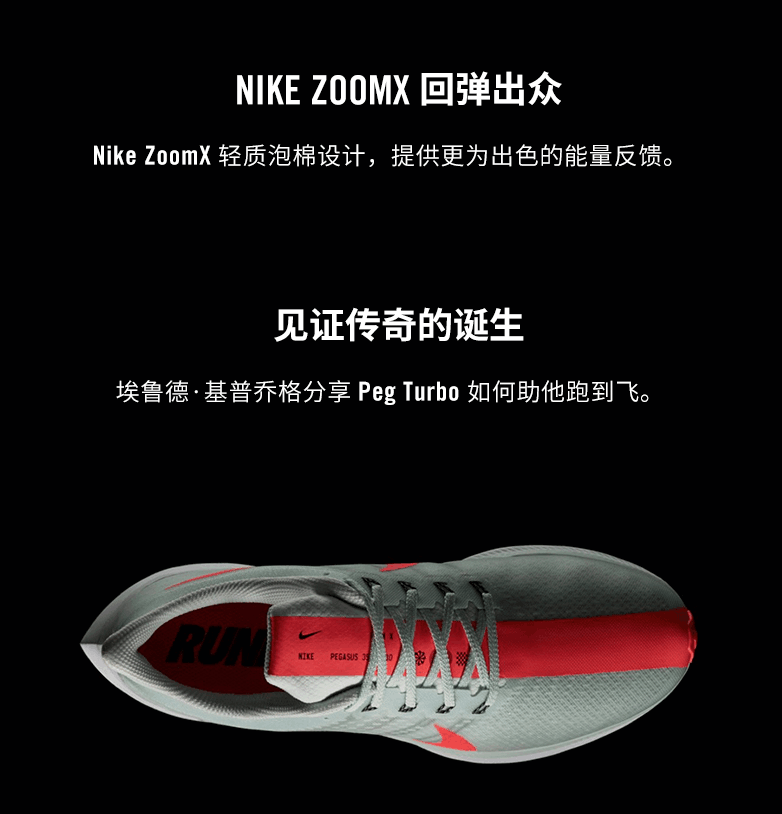 耐克/NIKE Nike PEGASUS TURBO 跑步鞋 耐克男女款运动休闲跑步鞋 AJ4114